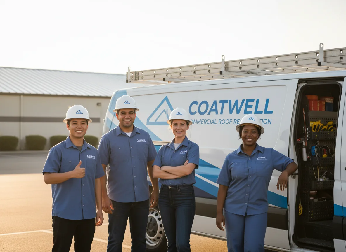 Commercial roof coating company in Stonewall, OK